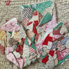 Vintage quilt hearts pack