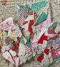 Vintage quilt hearts pack - Image 1