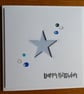 Star Aperture Birthday Card - Blue  - Image 4