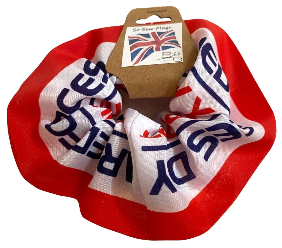 Armed Forces Day Flag Hair Scrunchie Scrunchies Accessory Band Elastic