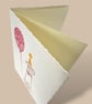 Birthday card, cute dog in a party hat, balloon, dogs birthday, from the dog.  - Image 5