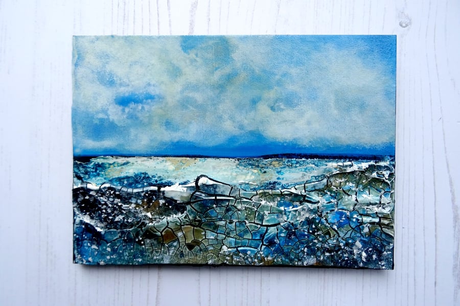 Small Original Mixed Media Painting