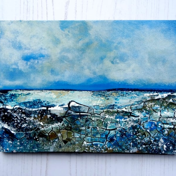 Small Original Mixed Media Painting