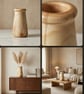 Beautiful Tall vase made from field maple 