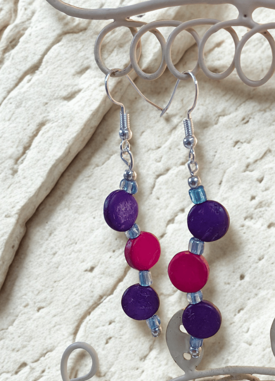Parma Violets Earrings