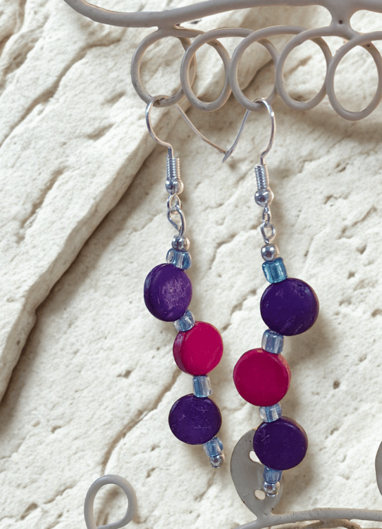 Parma Violets Earrings