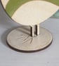 Standing Wooden Goldcrest Decoration - Hand Painted - Image 5