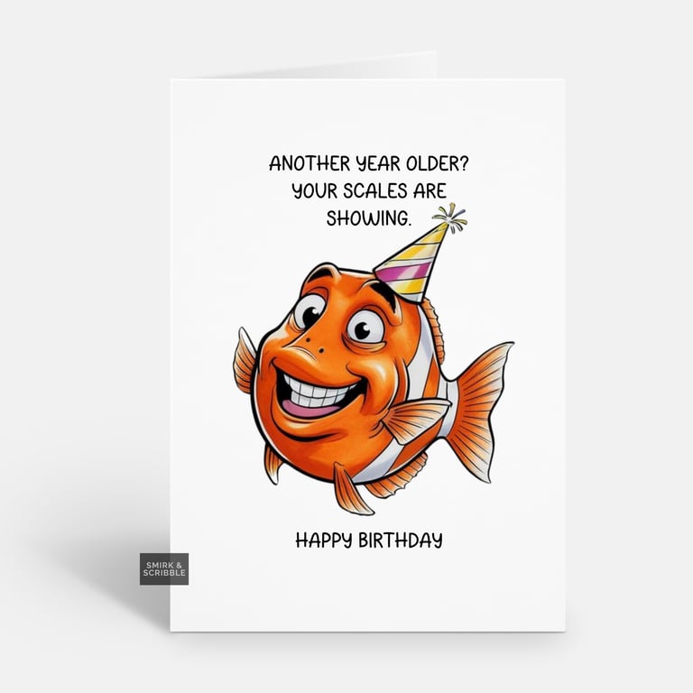 Unique Funny Birthday Card For Him Or Her 