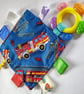 Fire engine tagged teether - POST FREE UK only, SALE - Image 1