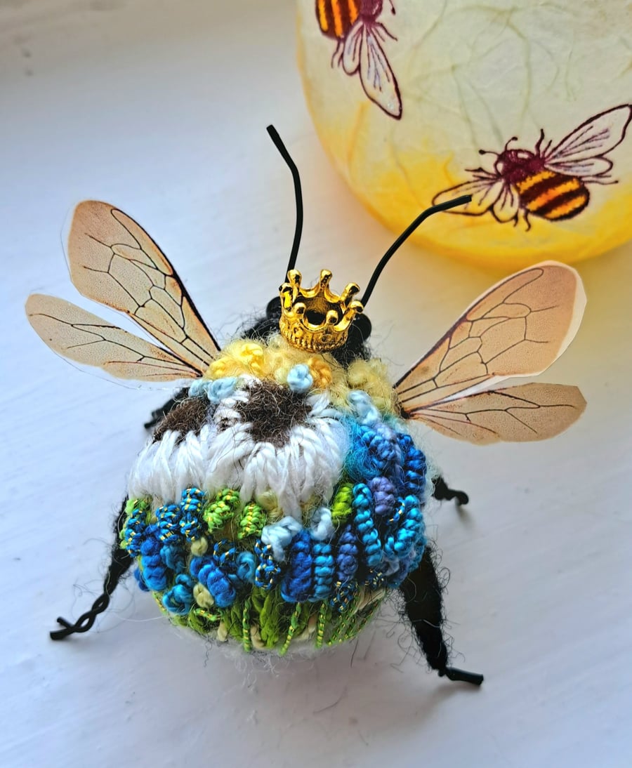 Embroidered Queen Bee 