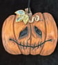 Dark Pumpkin - ceramic hanging decoration - Image 2