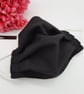 Face mask, small, nose wire,  3 layer,  adjustable in black  - Image 7