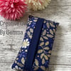 Fabric Pocket Tissue Holder - Travel Tissue Case - Reusable Tissue Pouch for Bag