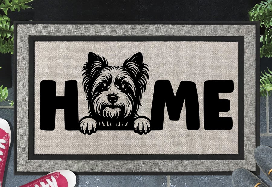Biewer Terrier Doormat No.1 - All Weather - Biewer Terrier Welcome Mat, 45x70cm 