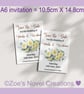 Save the Date Wedding Invitation Card (flat A6 card) - Image 10