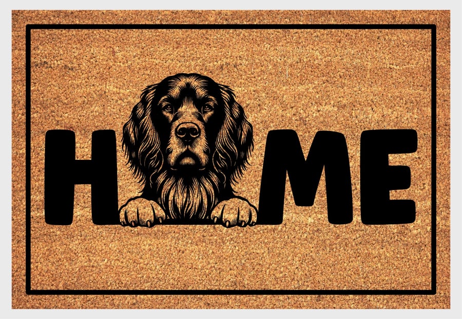 Gordon Setter Home Door Mat No.2 - Gordon Setter Dog Welcome Mat - 3 Sizes