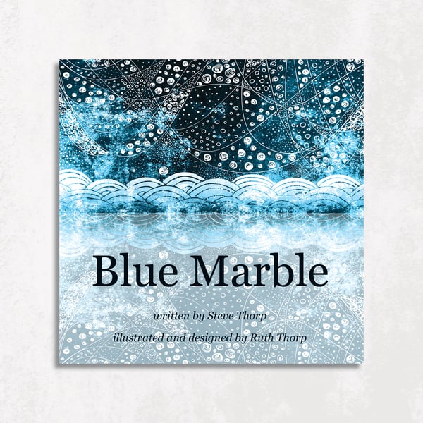 Blue Marble illustrated eco-poem (paperback book)