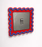 Handmade Scalloped Light Switch Surround – Decorative Stick-On Cover–33 Colours - Image 6