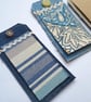 Gift Tags - Vintage denim with reclaimed curtain textiles - Blue Jeans - Image 5