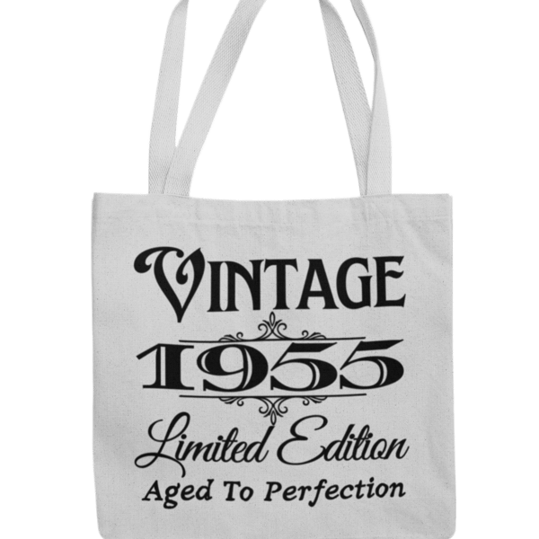 Personalised Birthday Totebag Vintage (enter year) aged to perfection
