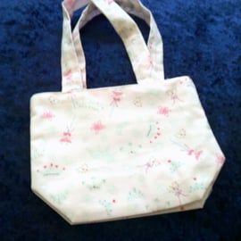 Tiaras & Wands Fabric Handbag