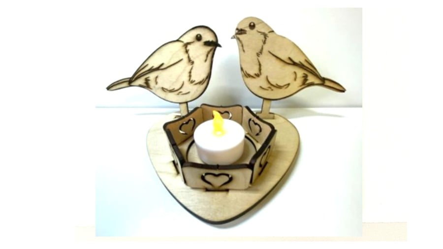 Robin Tea Light Surround