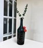 Unique Handmade Bottle Vase Upcycled Wine Bottle Décor Gift for Home 