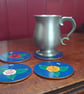 Canal art Roses drinks coasters - Image 1