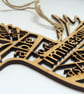 'Laser Tweet' - Ephesians 3 (wood, 18cm) - Image 2