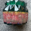 Handmade epoxy resin vase 