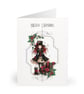 Cute Goth Gothic Alternative Christmas or Gothmas Card - Image 3