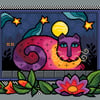 083 - Colourful Cat Series - Fabulous Feline Cat - Cross Stitch Pattern