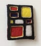 Felt brooch, Mondrian style - Image 3