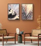 Pandas Art Print, Nursery Animal Decor for Wildlife Fans, Baby Shower Gift - Image 4