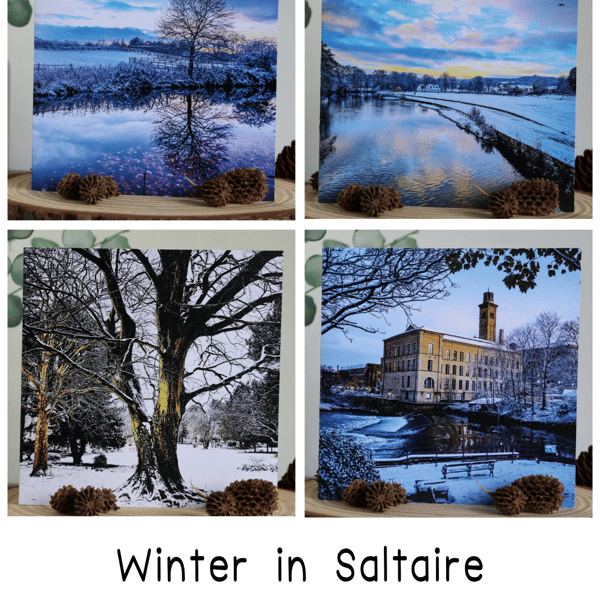 Winter in Saltaire - Pack of 5 Christmas Cards - Assorted Designs