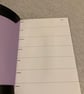 Fill In the Date - Weekly Planner - Black Leather bound A6(ish) sized calendar - Image 3