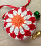 Crochet Christmas Baubles Set of 4 - Bright Colours - Tree Decorations - Image 5