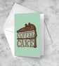 Coffee Cake Word Art Birthday Card - Image 2