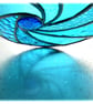Ripwave Turquoise Stained Glass Suncatcher Handmade Sea 018 - Image 3