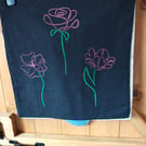 Handmade painted tote bags 