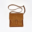Leather Messenger Bag, Crossbody Mailbag, Brown Shoulder Satchel