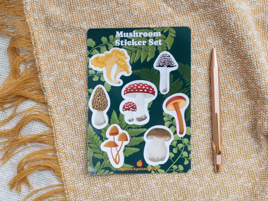 Sticker Sheet - Mushrooms