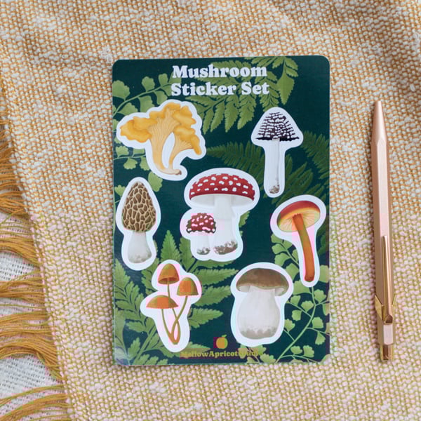 Sticker Sheet - Mushrooms