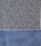 Small curtain Brise bise window panel Handmade Blue & White Unique - Image 4