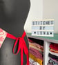 Handmade Christmas Festive Print Apron, Holiday Chef Apron, Cotton Canvas - Image 4