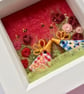 Shadow box frame square "Flora & Fred" - Image 3