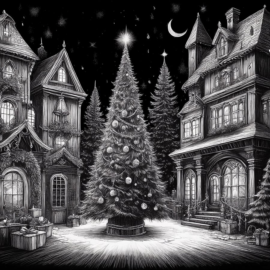 laser engraved slate coaster x-mas design no: 31