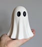 Handmade White Ghost Ornament - Image 1