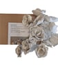 DIY Recycled Paper Rose Fairy Light Craft Kit: Book Page Lights, book lover