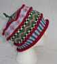 Multicolour Hat Pattern in 3 Sizes. Knitting Pattern. PDF Knitting Pattern. Hat. - Image 2